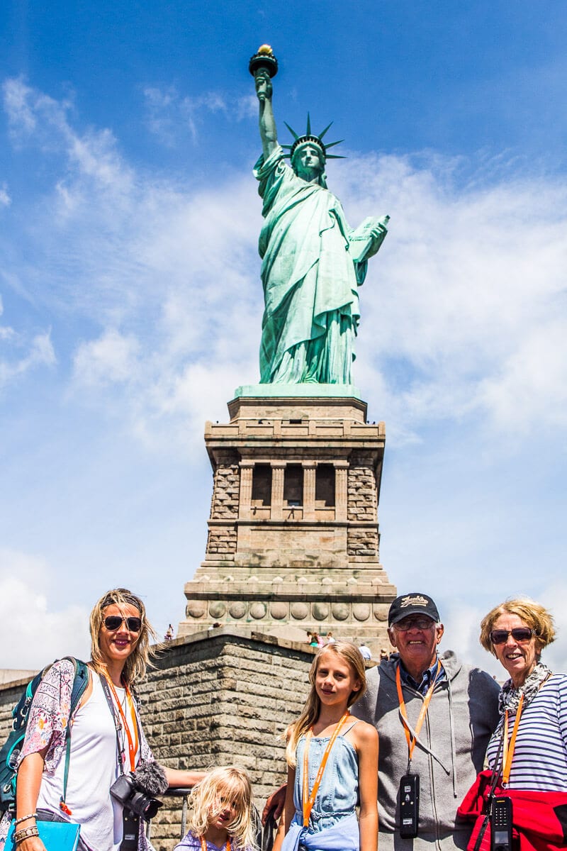 Women travelers enjoying New York City